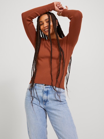 JJXX Sweater 'Taya' in Brown: front