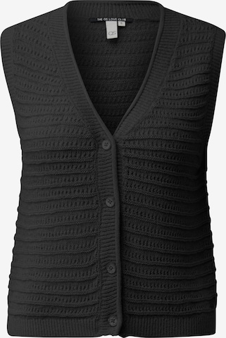 Gilet QS en noir : devant