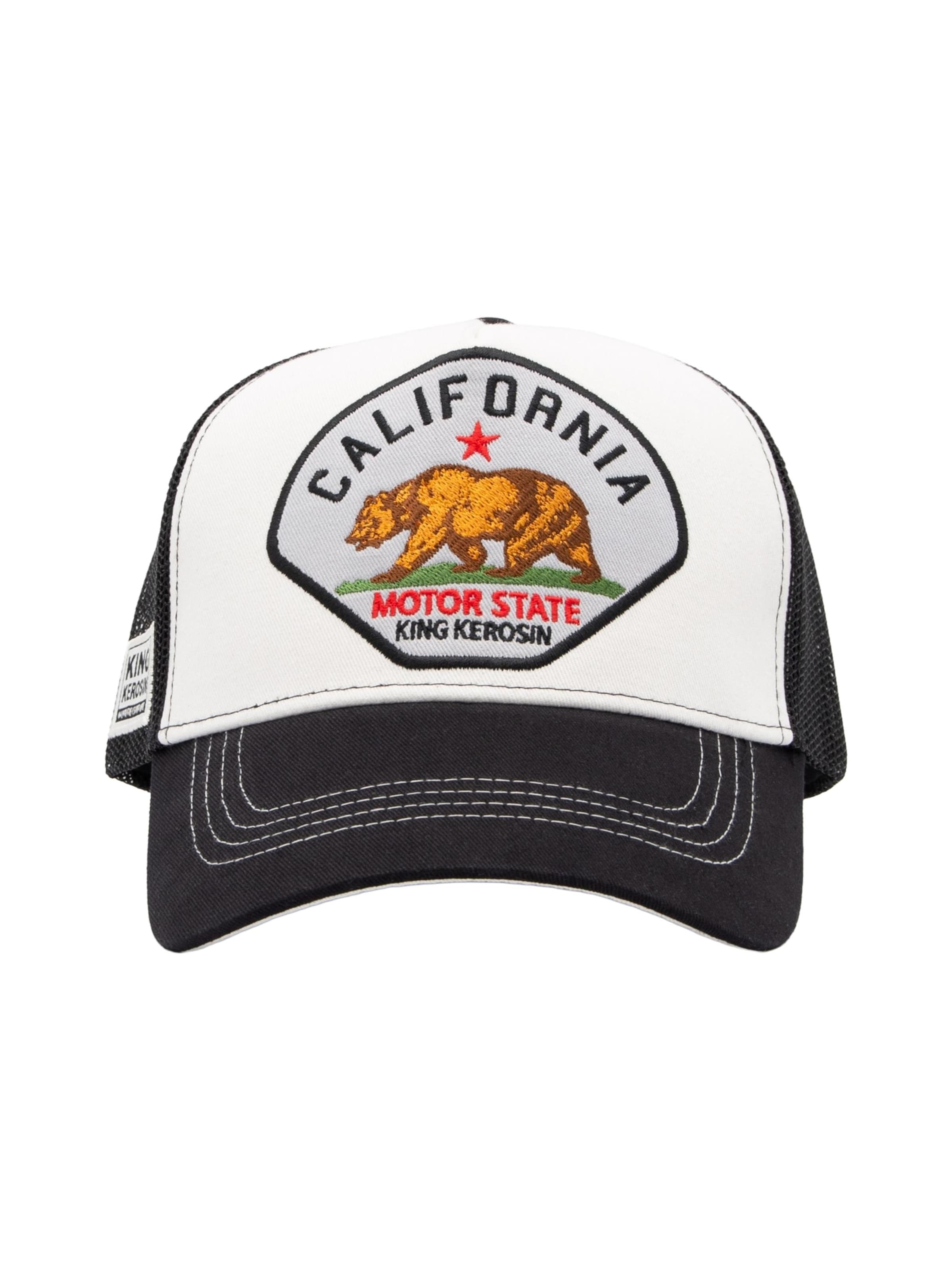 King Kerosin Cap 'California' in Black