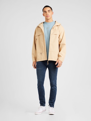 Tommy Jeans Plus Jacke 'Chicago' in Beige