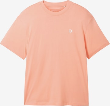 T-Shirt TOM TAILOR DENIM en orange : devant