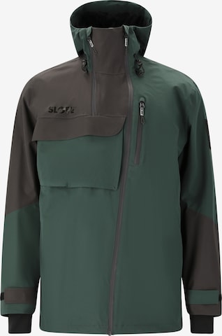 SLOPE Athletic Jacket 'Zuko' in Green: front