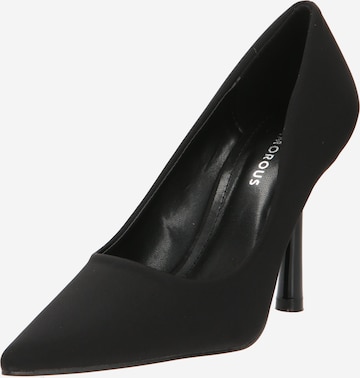 GLAMOROUS Официални дамски обувки в черно: отпред
