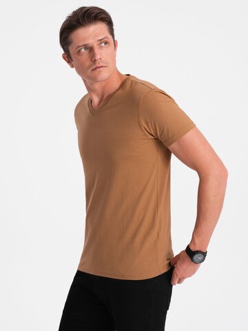 T-Shirt Ombre en marron