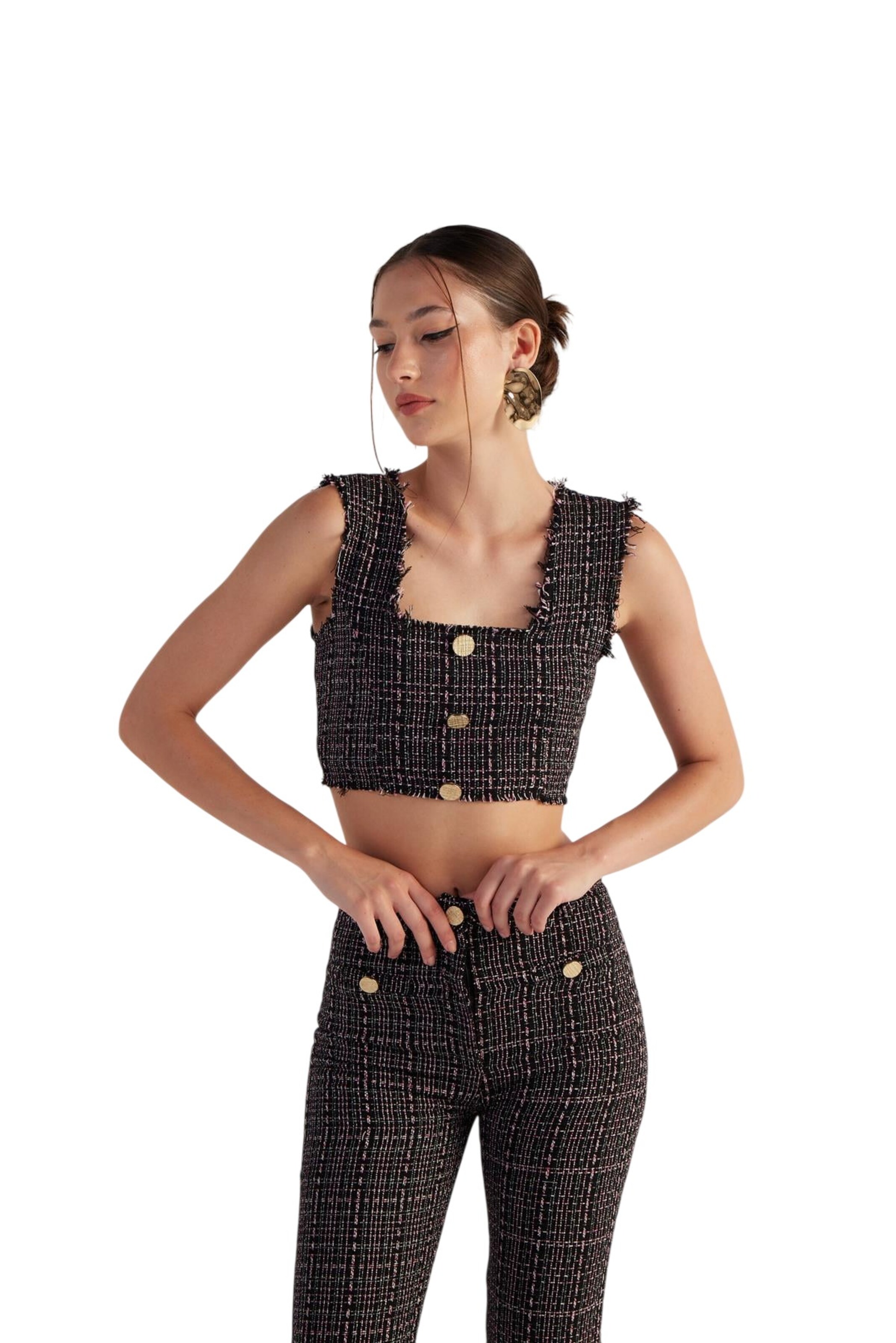 HOLLY LOLLY Top in Schwarz