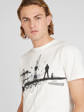 Derbe Shirt 'Hafenschiffer' in White