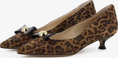 EVITA Pumps 'GIORGIA' in braun / gold / schwarz, Produktansicht