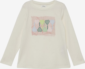 T-Shirt s.Oliver en beige : devant