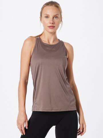 ENDURANCE Performance Shirt 'Katerly' in Brown: front