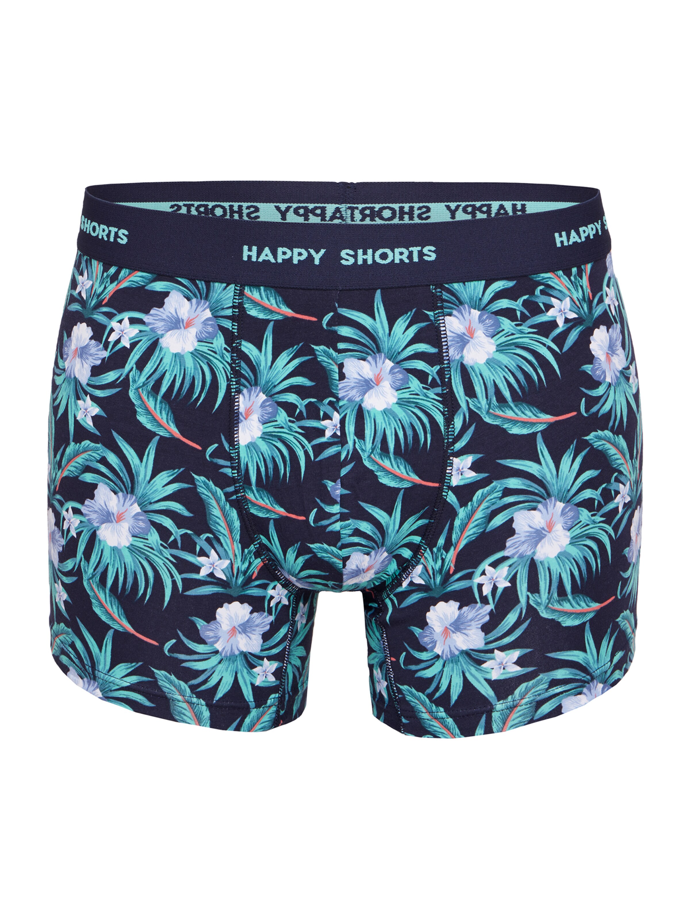 Happy Shorts Retro Pants ' Motive ' in Blau