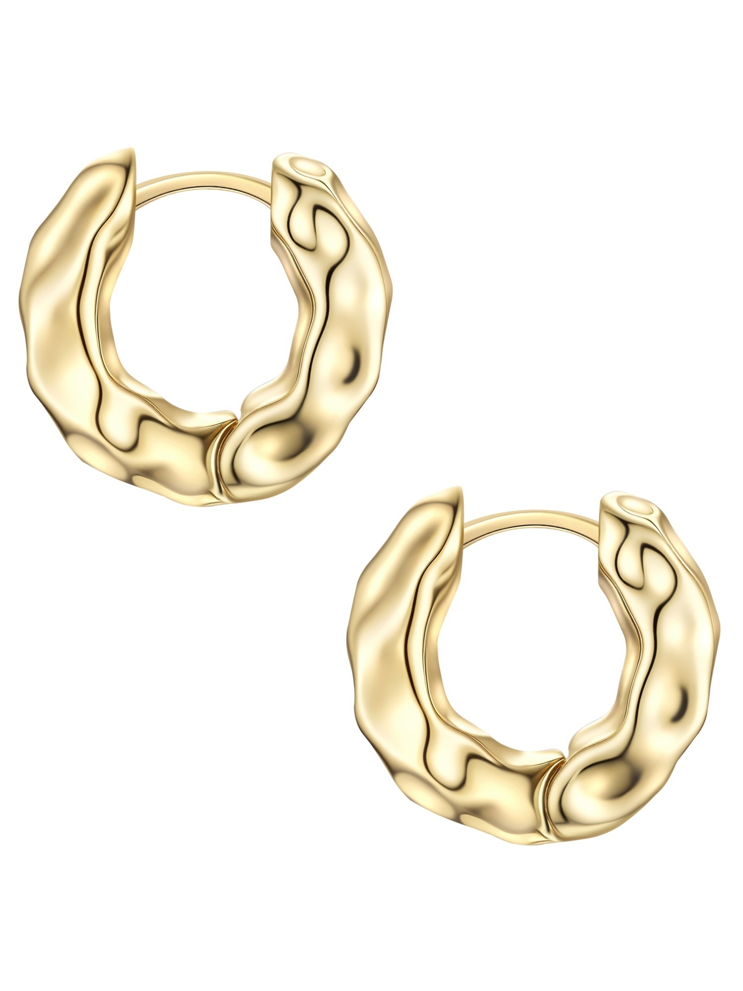 Yokoamii - Pendientes en oro: frente