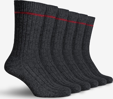 Chaussettes 'Norwegians Noorse Sokken' Sukats en gris : devant