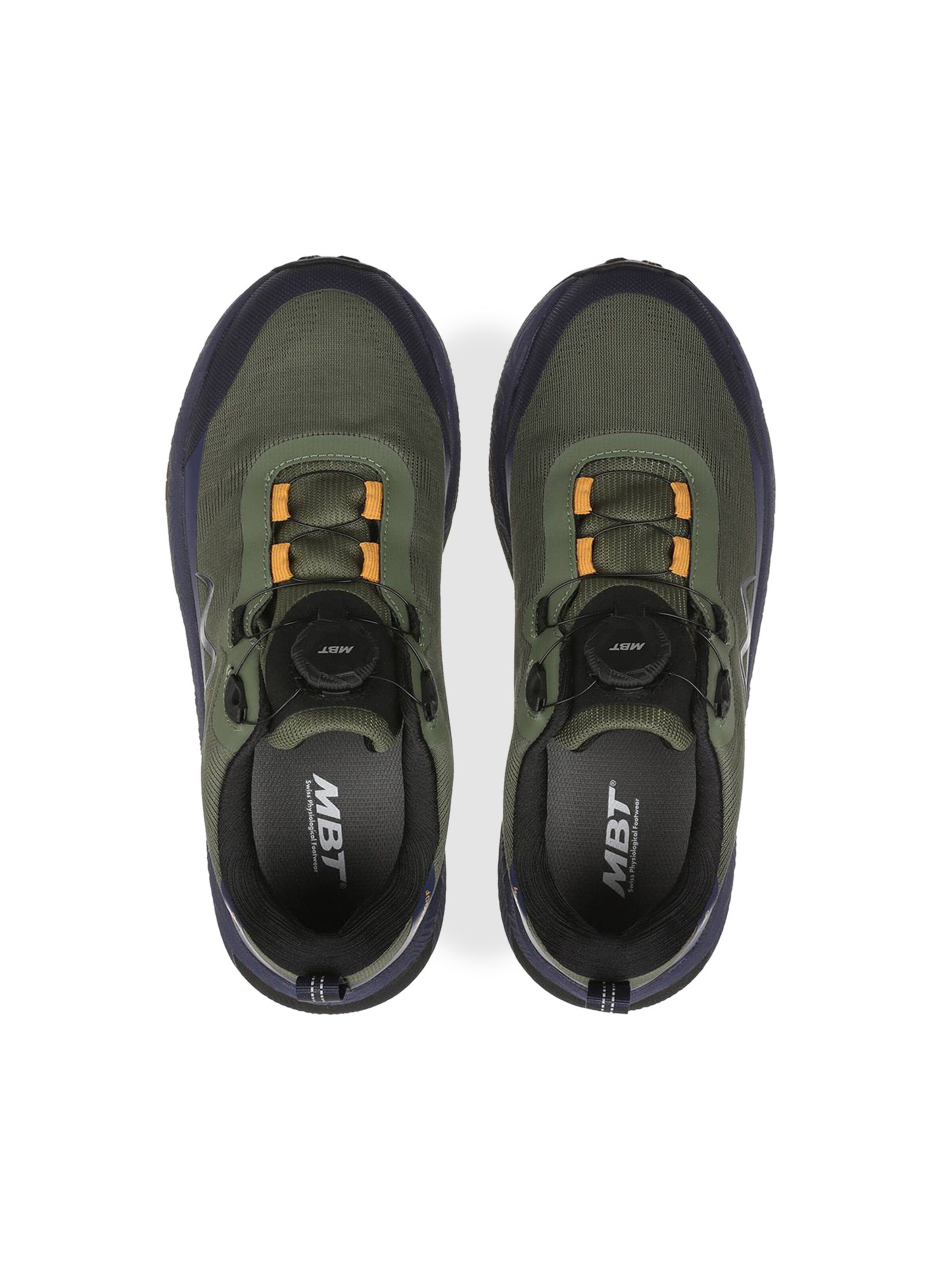 MBT - Zapatillas sin cordones en verde: arriba