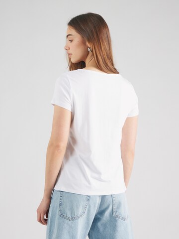 Tricou 'Lips' de la MORE & MORE pe alb