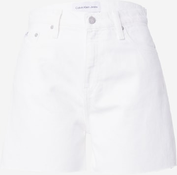 Regular Jean Calvin Klein Jeans en blanc : devant