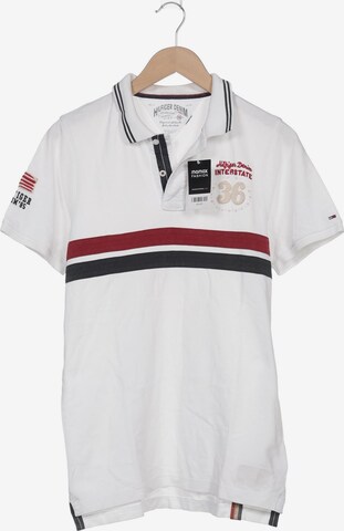 Tommy Jeans Poloshirt S in Weiß: predná strana