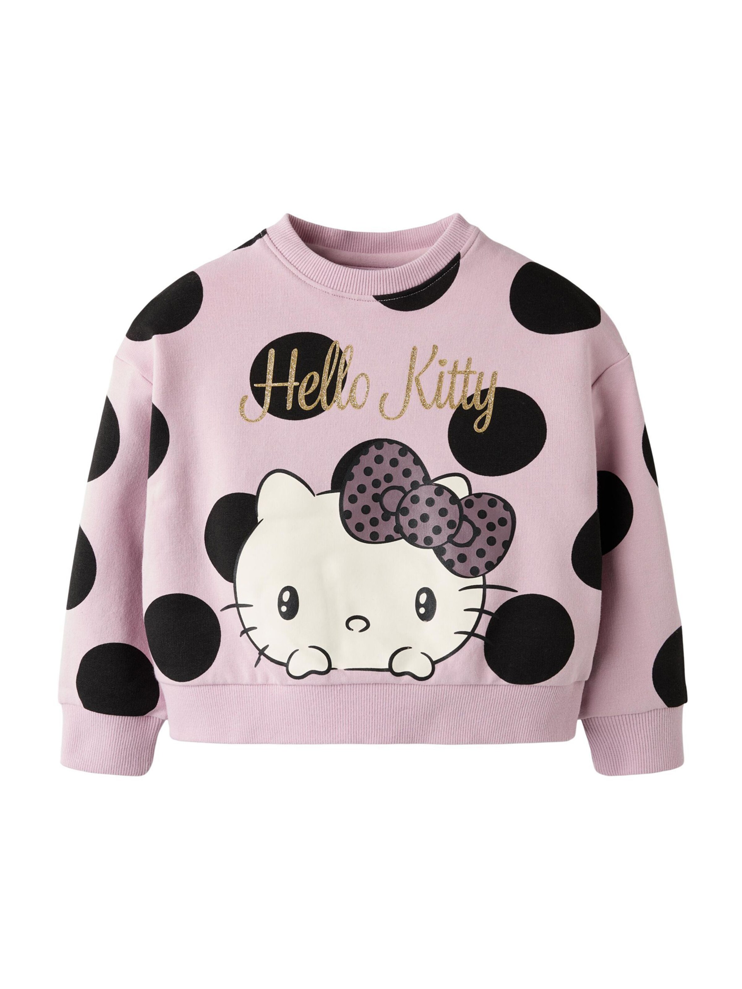 NAME IT Mikina 'NMFOBSINA HELLOK' – pink: přední strana