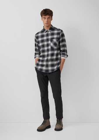 s.Oliver Regular fit Overhemd in Zwart