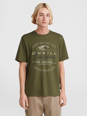 Maglietta di O'NEILL in verde: frontale