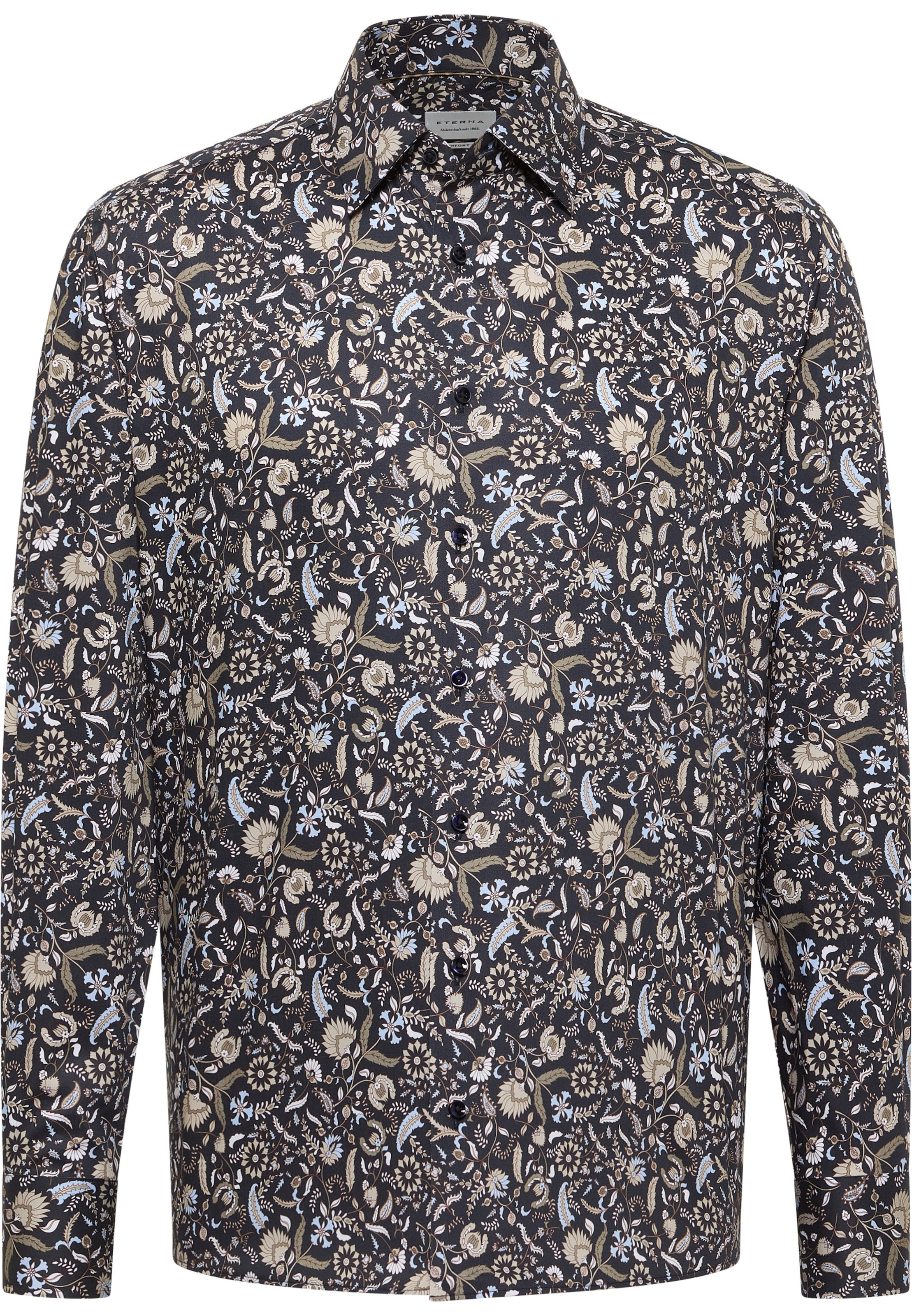 ETERNA Comfort fit Business shirt in Blue: front