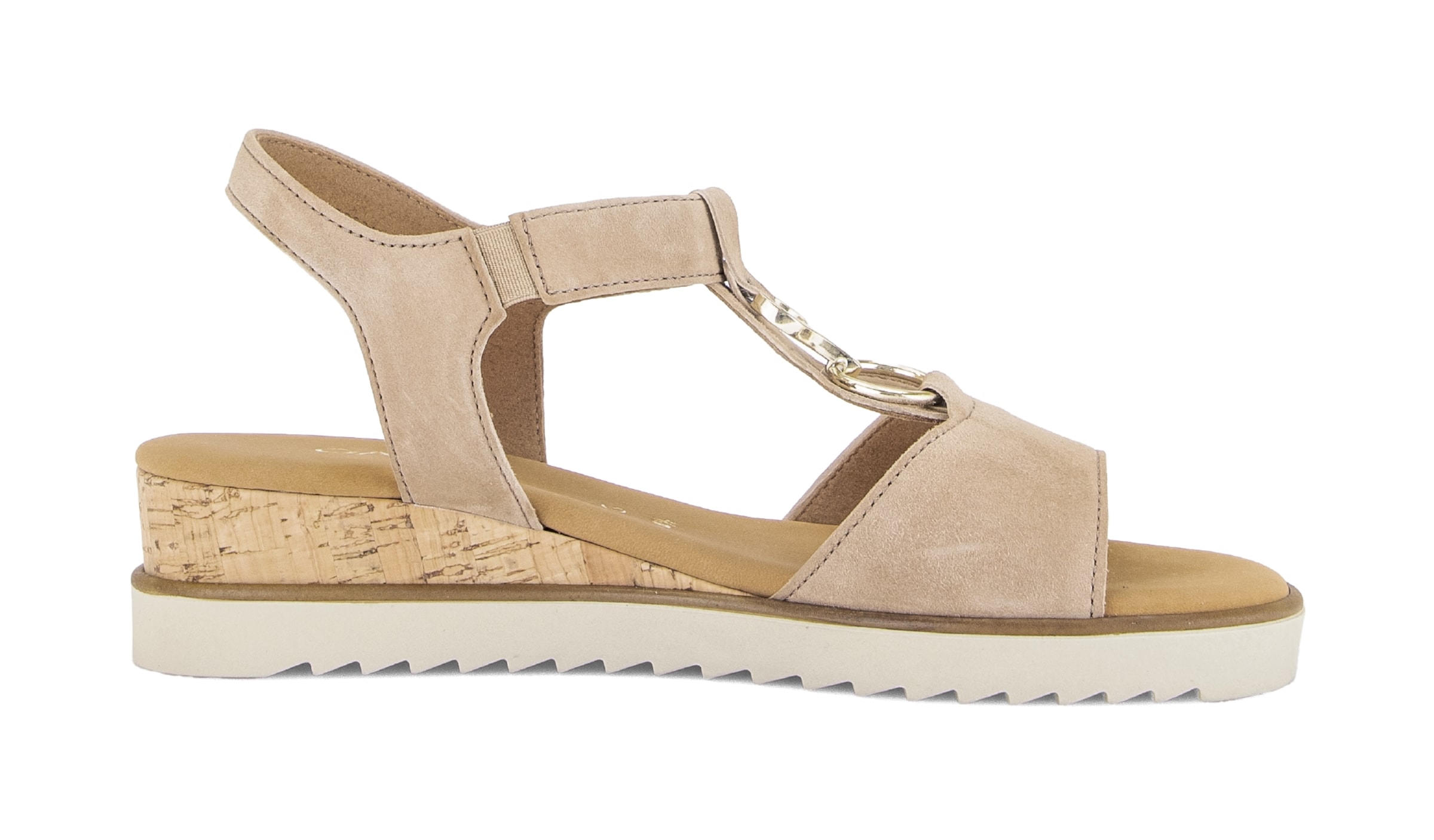 GABOR Sandalen met riem in Beige