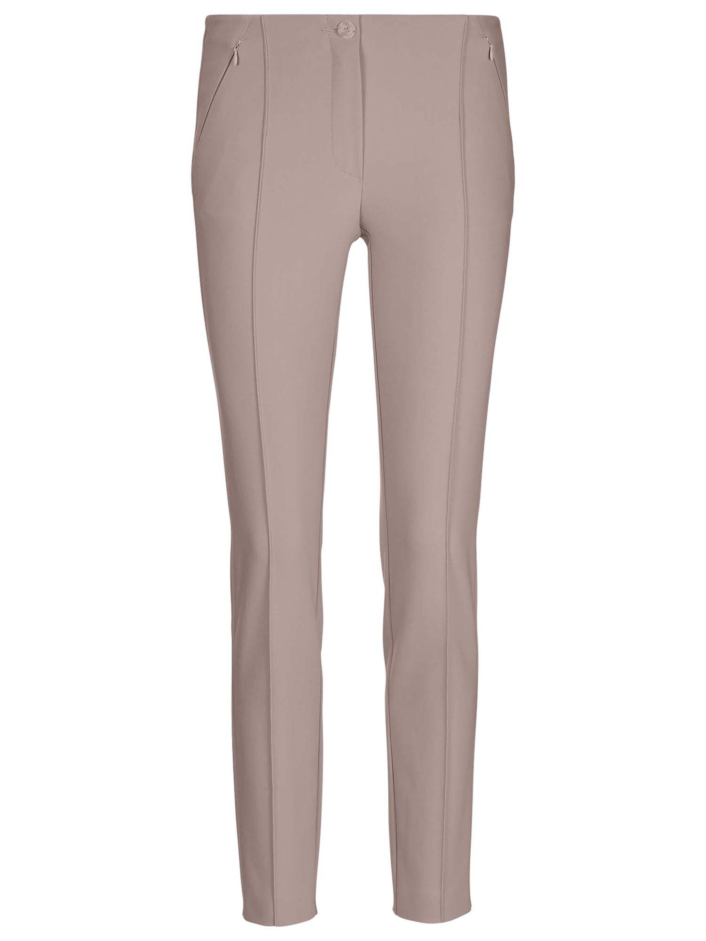 MADELEINE Slimfit Hose in Pink: Vorderseite