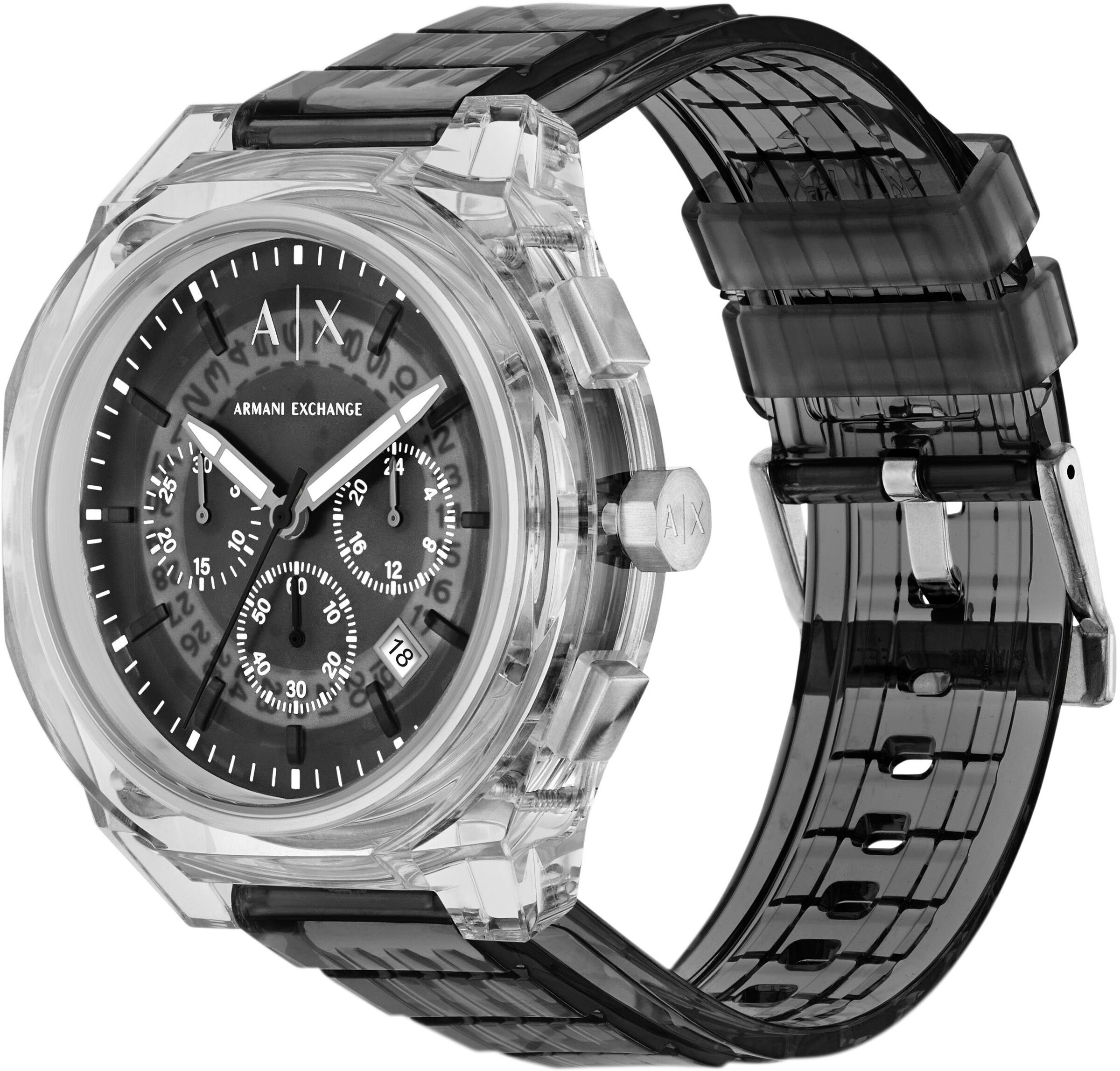 ARMANI EXCHANGE Uhr in Schwarz