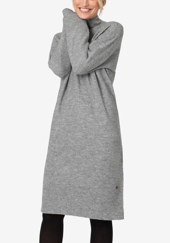 TIMEZONE Úpletové šaty – šedá