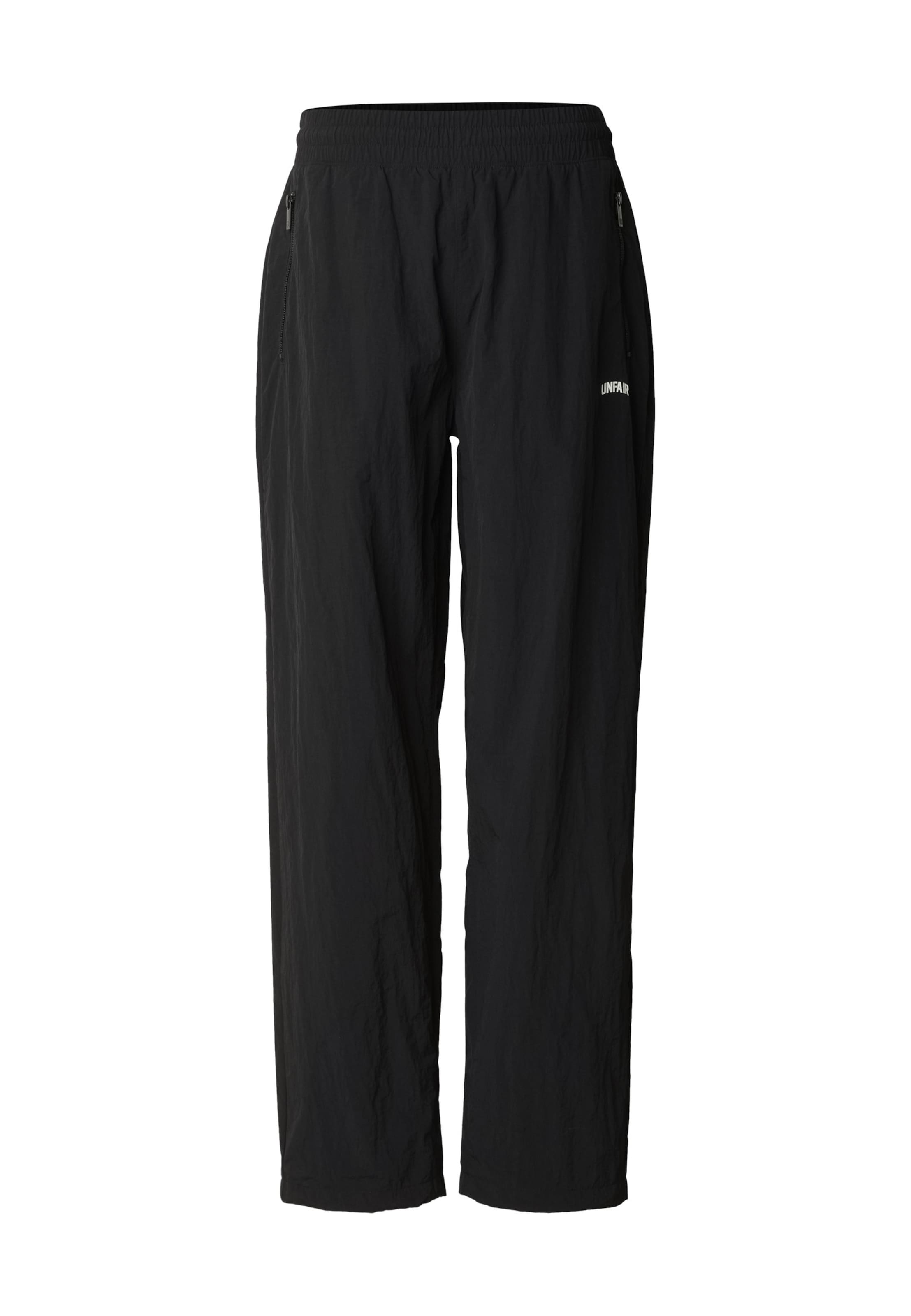 Unfair Athletics Loosefit Hose in Schwarz: Vorderseite