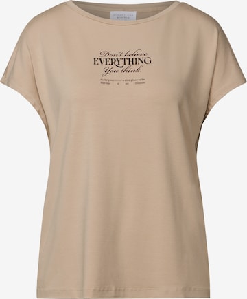 Street One Studio Shirt in Beige: front
