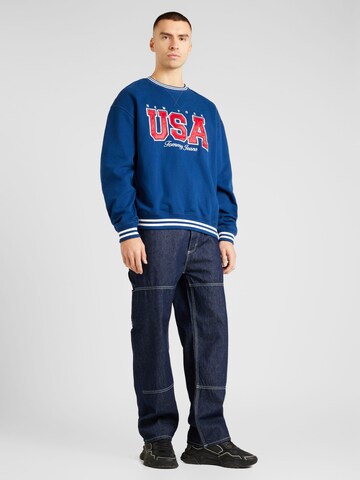 Tommy Jeans Sweatshirt 'ARCHIVE GAMES TEAM USA' in Blue