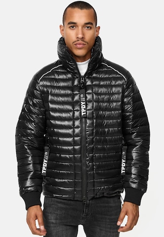 trueprodigy Winter Jacket ' Corey ' in Black: front