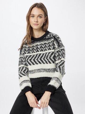 Pull-over ONLY en noir : devant