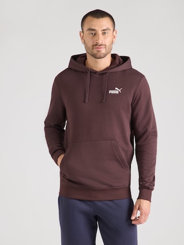 Felpa sportiva di PUMA in marrone: frontale