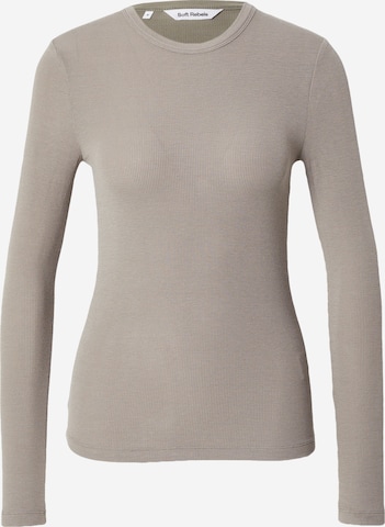 T-shirt 'Fenja' Soft Rebels en vert : devant