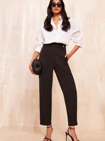 Friends Like These Regular Bügelfaltenhose in Schwarz