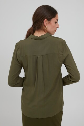 ICHI Blouse 'MAIN' in Green
