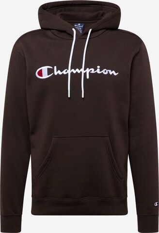 Sweat-shirt Champion Authentic Athletic Apparel en marron : devant