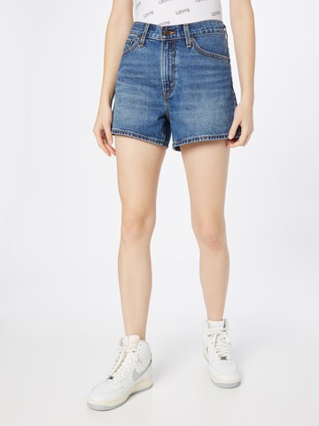 LEVI'S ® Regular Jeans '80s Mom Short' in Blauw: voorkant