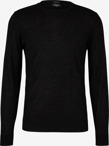 STRELLSON Sweater ' Marek ' in Black: front