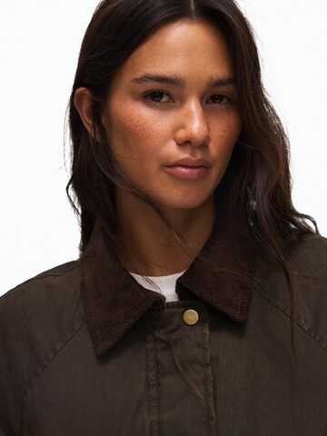 Bershka Between-season jacket in Green: front