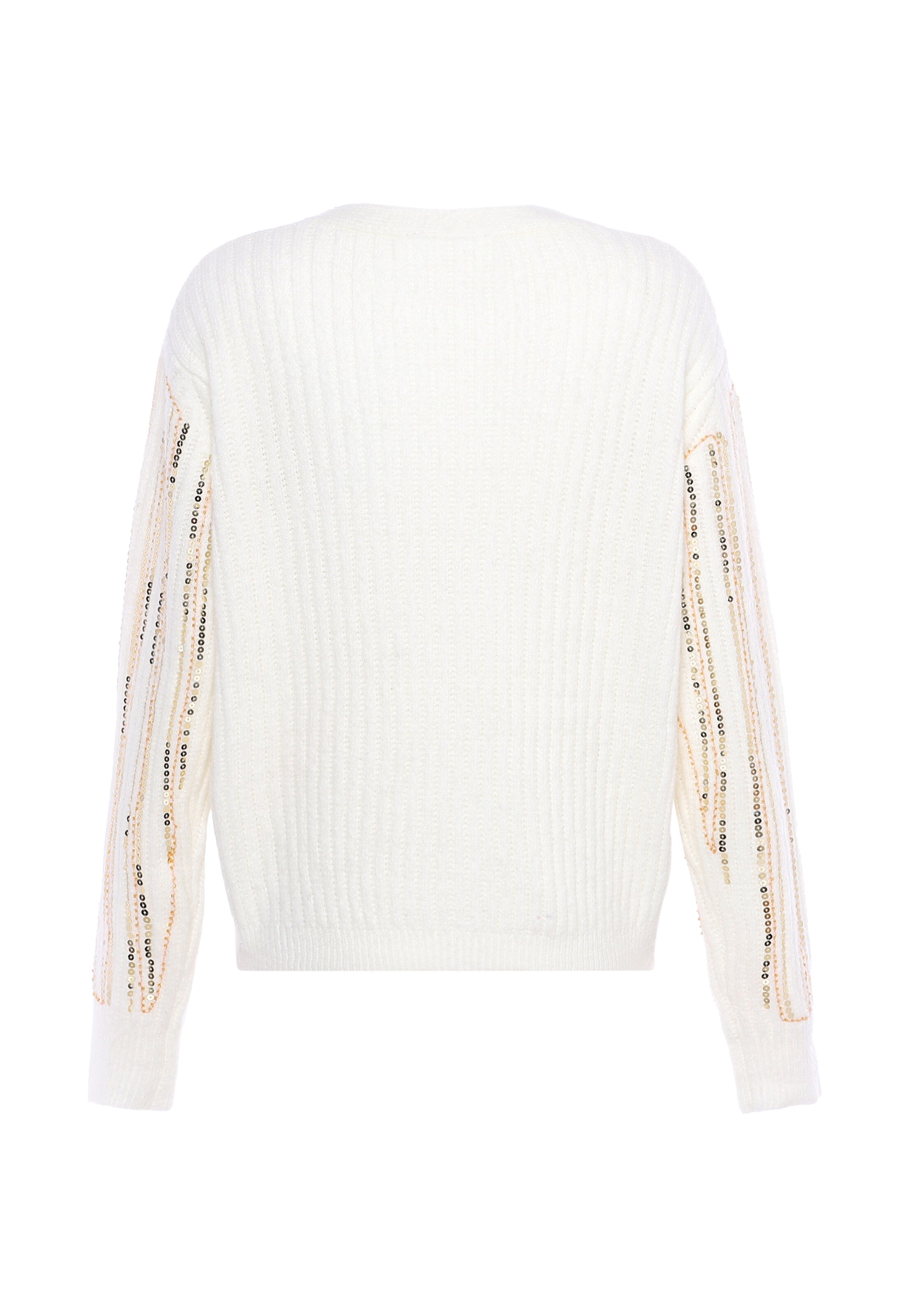 faina Πλεκτή ζακέτα σε λευκό