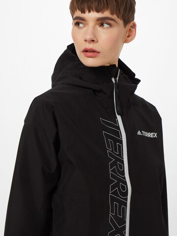 Skinny Veste outdoor 'Paclite' ADIDAS TERREX en noir