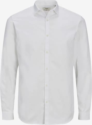 JACK & JONES Button Up Shirt '12201905' in White: front