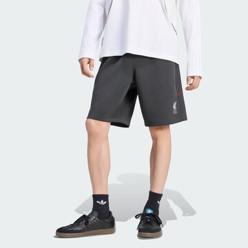 ADIDAS ORIGINALSregular Hlače 'Lfc Teamgeist 26' - siva boja: prednji dio