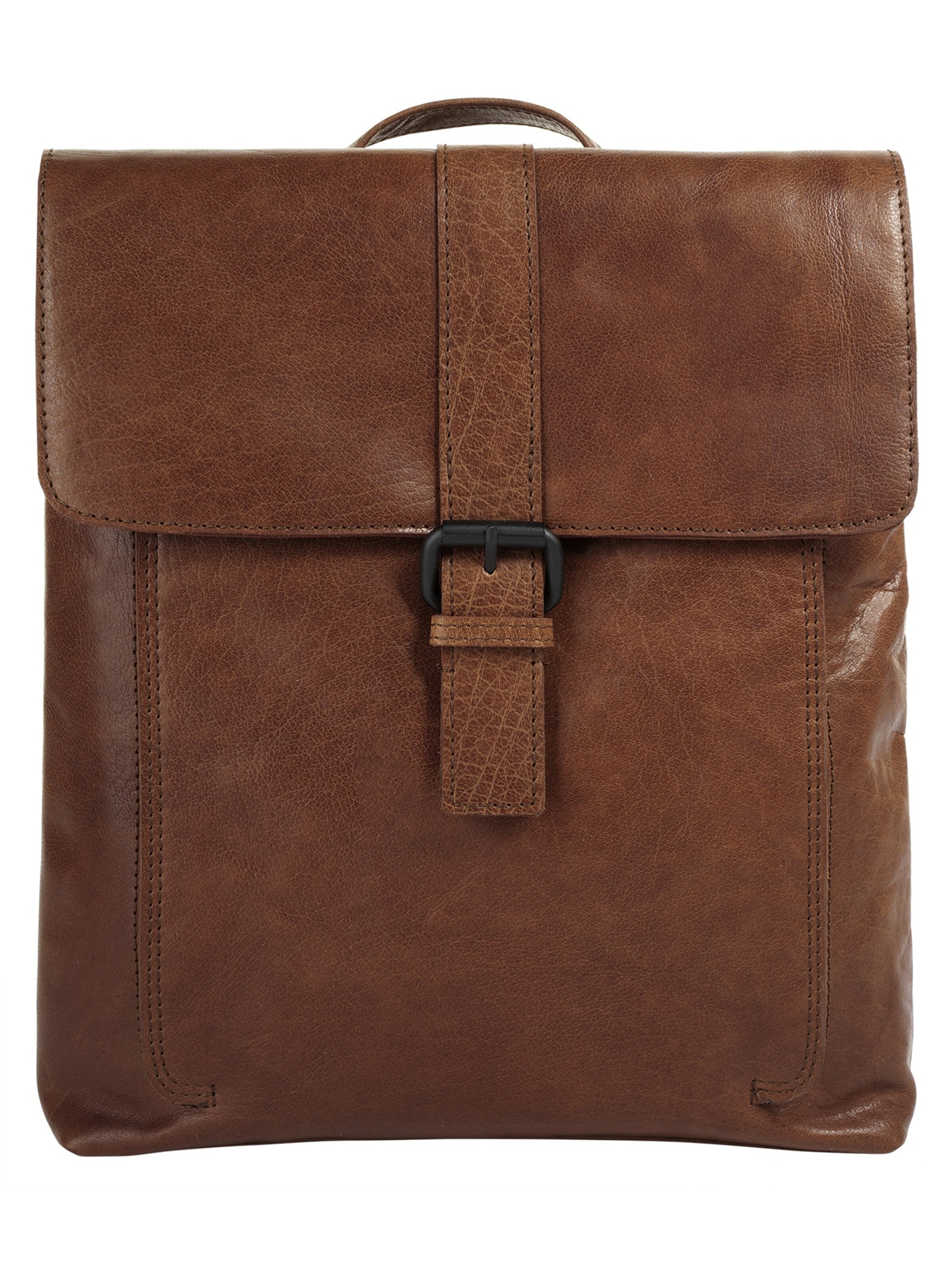 Spikes & Sparrow Rucksack‌‌‌ in Braun: Vorderseite