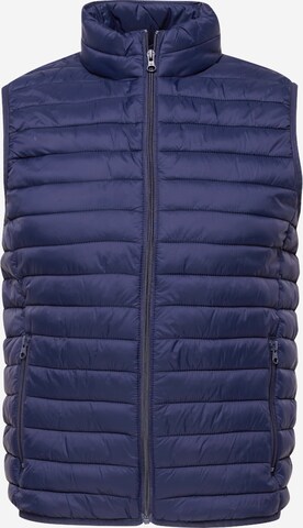 UNITED COLORS OF BENETTON Vest in Blue: front