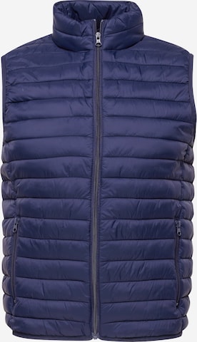 Gilet di UNITED COLORS OF BENETTON in blu: frontale