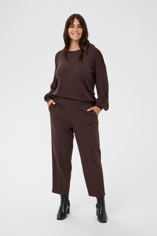 KAFFE CURVE Regular Hose in Braun