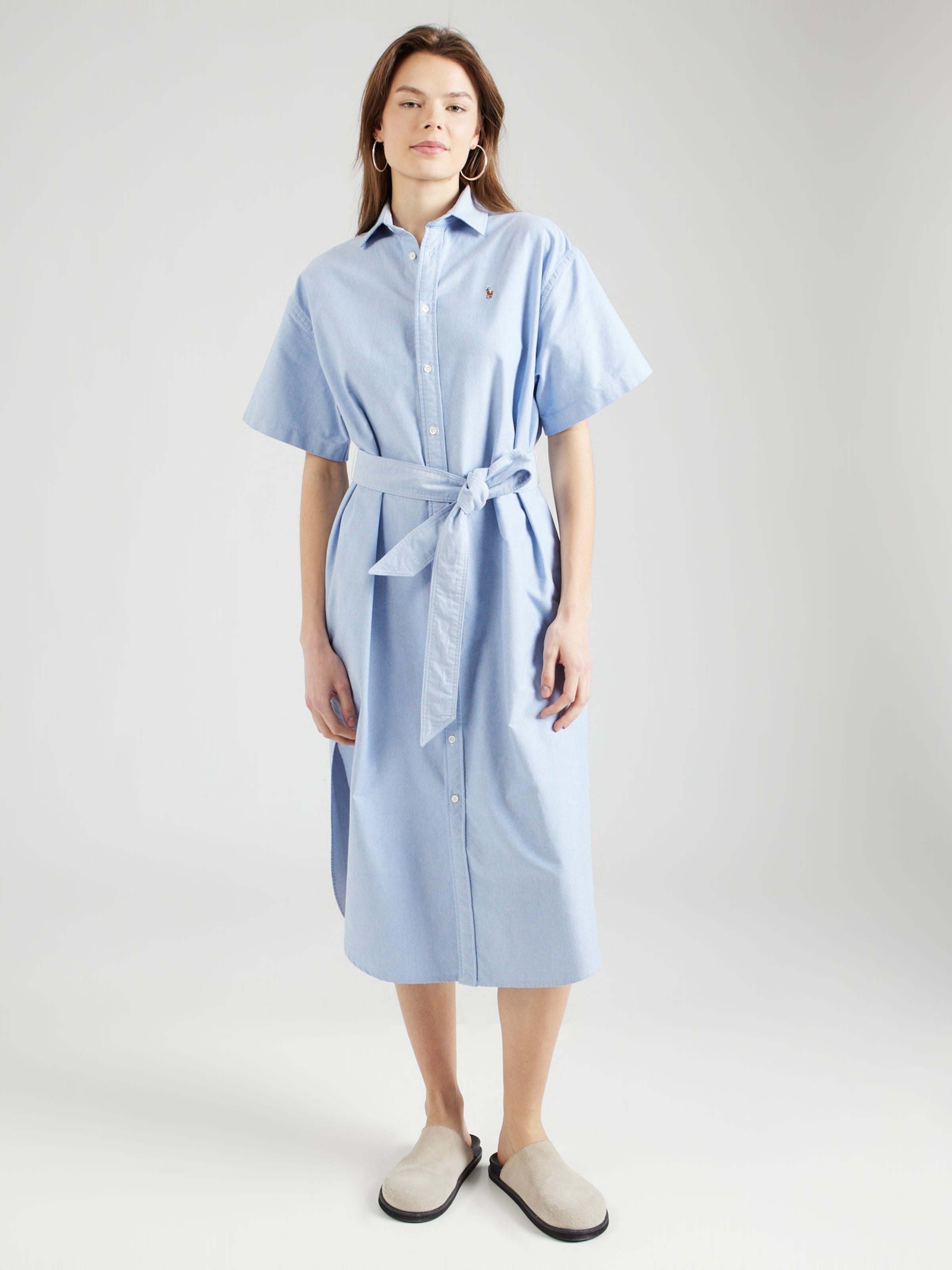 Polo Ralph Lauren Blousejurk in Lichtblauw ABOUT YOU